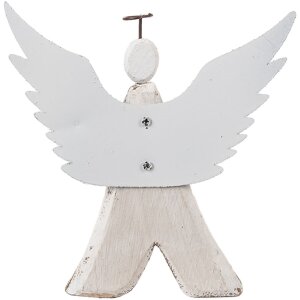 Clayre & Eef 6H2416M Ange Décoratif 14x4x15 cm