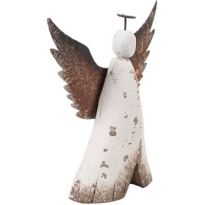 Clayre & Eef 6H2416M Ange Décoratif 14x4x15 cm