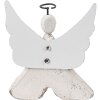 Ange Décoratif Clayre & Eef 8x3x9 cm Bois et Fer