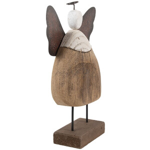 Ange Décoratif Clayre & Eef 6H2417L 20x6x25 cm Bois et Fer