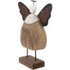 Ange Décoratif Clayre & Eef 6H2417L 20x6x25 cm Bois et Fer