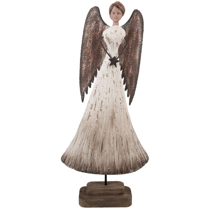 Clayre & Eef 6H2424 Décoration Ange 19x6x42 cm