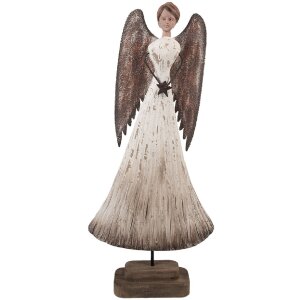 Clayre & Eef 6H2424 Décoration Ange 19x6x42 cm