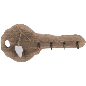 Clayre & Eef 6H2430 Porte-clés 30x4x14 cm Style Campagnard