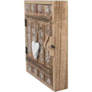 Clayre & Eef Porte-clés 24x7x30 cm bois et fer campagne