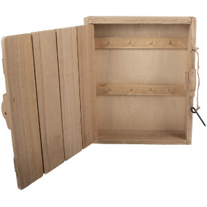 Clayre & Eef Porte-clés 24x7x30 cm bois et fer campagne