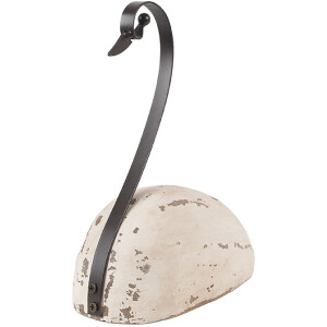 Clayre & Eef Cygne Décoratif 17x8x19 cm