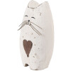 Clayre & Eef Décoration Chat 8x6x14 cm Bois