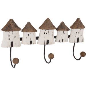 Clayre & Eef 6H2436 Porte-manteau mural 38x8x19 cm...