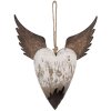 Décoration Suspendue Coeur Clayre & Eef 25x4x30 cm