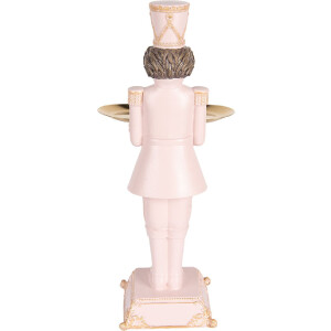 Clayre & Eef 6PR5368 Décoration Casse-noisette Rose 18x17x40 cm