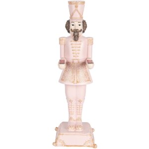 Clayre & Eef 6PR5368 Décoration Casse-noisette Rose 18x17x40 cm