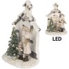 Clayre & Eef 6PR5371 Décoration Enfant Sapin LED 16x9x21 cm