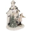 Clayre & Eef 6PR5371 Décoration Enfant Sapin LED 16x9x21 cm