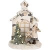 Clayre & Eef 6PR5371 Décoration Enfant Sapin LED 16x9x21 cm