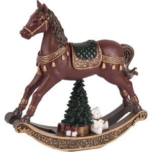 Cheval à Bascule Décoratif Clayre & Eef 18x5x19 cm
