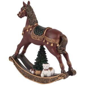 Cheval à Bascule Décoratif Clayre & Eef 18x5x19 cm