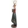 Décoration Cerf Clayre & Eef 9x8x37 cm Braun-Grün
