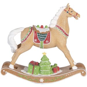 Cheval à Bascule Décoratif Clayre & Eef 26x7x24 cm