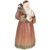 Clayre & Eef Décoration Père Noël Rot et Gold