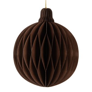 Boule de Noël en Papier Clayre & Eef 8x10 cm