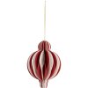 Boule de Noël en Papier Rot-Weiß Clayre & Eef Ø 10 cm
