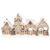 Clayre & Eef 6PR5377 Décoration de Maison 25x6x13 cm Marron/Blanc