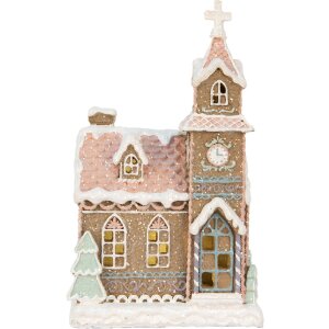 Maison Décorative LED Clayre & Eef 14x12x23 cm