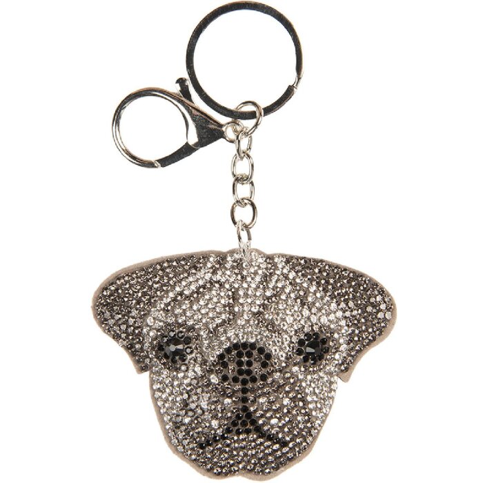 Juleeze JZKC0207 Porte-clés argenté 7x2x12 cm