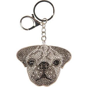 Juleeze JZKC0207 Porte-clés argenté 7x2x12 cm