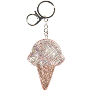 Juleeze JZKC0208 Porte-clés doré 6x2x15 cm