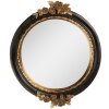 Clayre & Eef 62S340M Miroir Noir et Or 17x2x20 cm