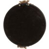 Clayre & Eef 62S340M Miroir Noir et Or 17x2x20 cm