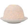 Clayre & Eef Bougeoir en Porcelaine Ø 12x8 cm