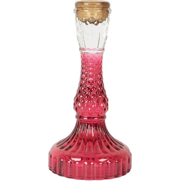 Bougeoir Verre Ø 9x17 cm Clayre & Eef