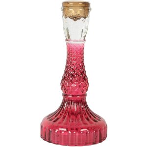Bougeoir Verre Ø 9x17 cm Clayre & Eef