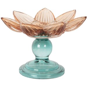 Clayre & Eef 6GL5346 Bougeoir Verre Ø 14x10 cm
