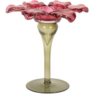 Clayre & Eef Bougeoir Verre Ø 14 cm