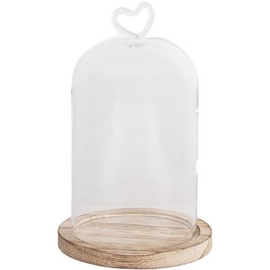 Cloche en verre Ø 12x19 cm Clayre & Eef