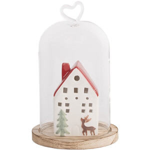 Cloche en verre Ø 12x19 cm Clayre & Eef