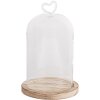 Cloche en verre Ø 12x19 cm Clayre & Eef