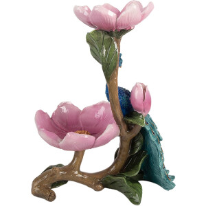 Bol Décoratif Clayre & Eef 6PR5799 18x12x24 cm Bleu-Rose