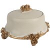 Boîte à bijoux Ø 14x9 cm Beige-Or Clayre & Eef