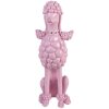 Décoration Chien Caniche Rose Clayre & Eef 13x17x33 cm