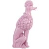Décoration Chien Caniche Rose Clayre & Eef 13x17x33 cm