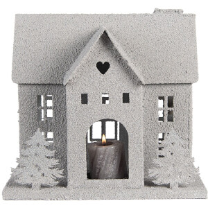 Clayre & Eef Déco Maison 26x17x24 cm Gris