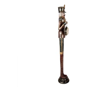 Clayre & Eef 5PR0173 Casse-Noix Décoration Rouge 10x66 cm