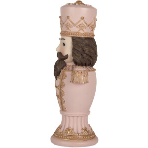 Clayre & Eef 6PR5366 Décoration Casse-Noisette Rose 16x10x30 cm