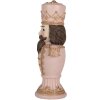 Clayre & Eef 6PR5366 Décoration Casse-Noisette Rose 16x10x30 cm