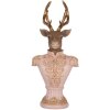 Buste de cerf décorative Clayre & Eef 16x14x36 cm